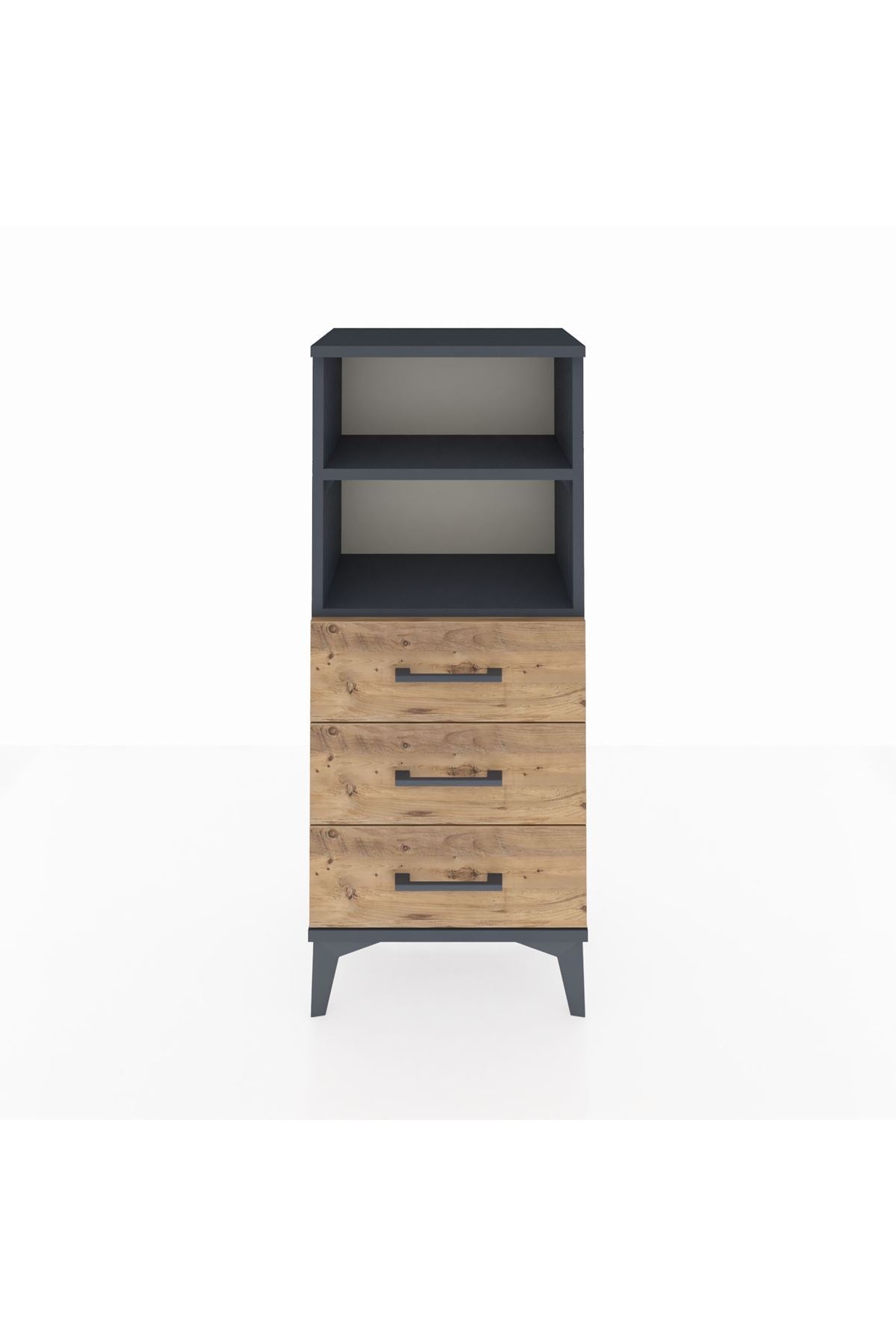 Arges Komodin 2 Raflı 3 Çekmeceli 44x30x106 - S10M017V6A
