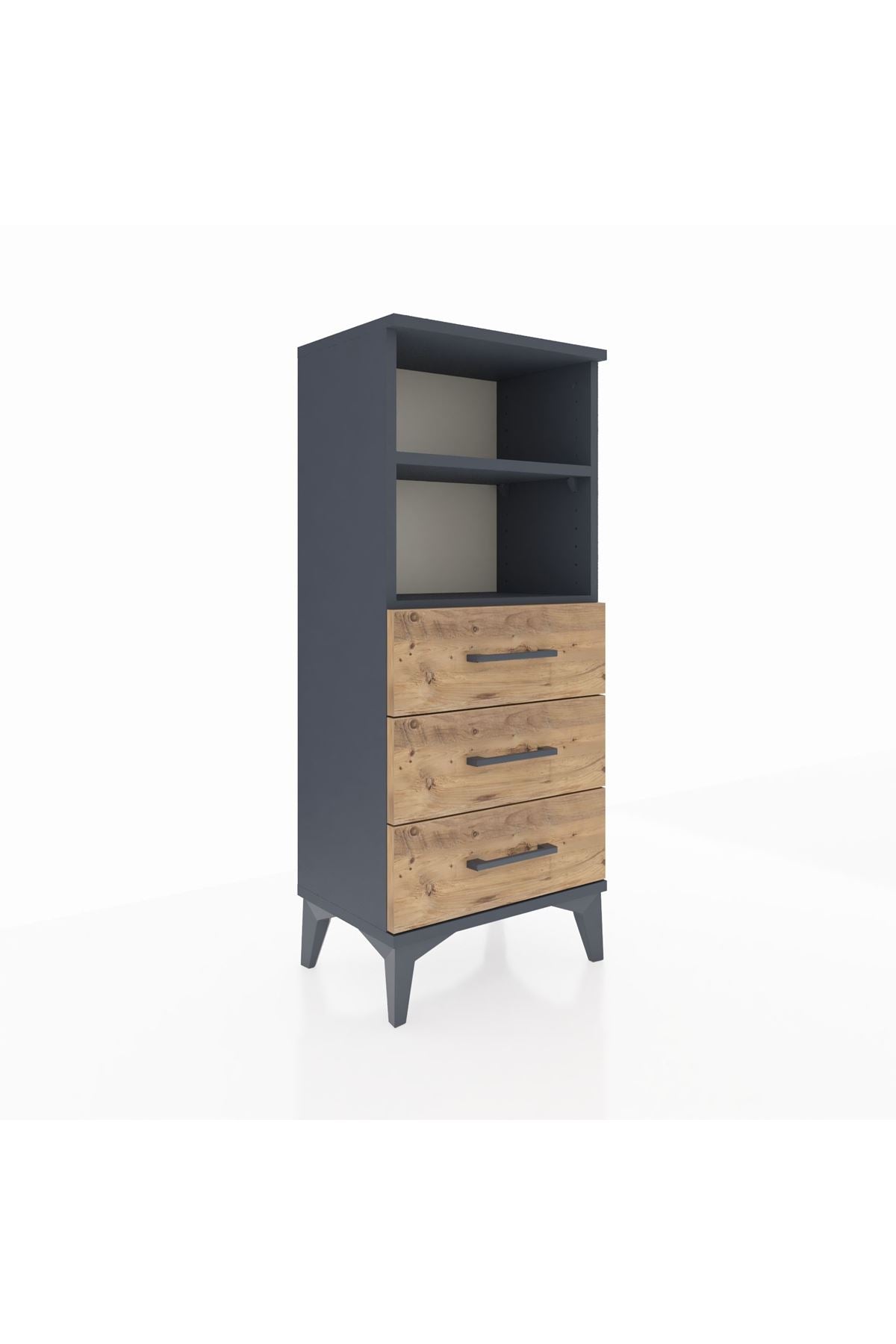 Arges Komodin 2 Raflı 3 Çekmeceli 44x30x106 - S10M017V6A