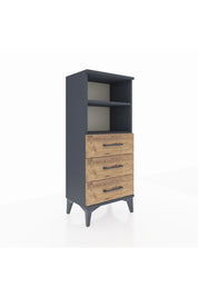 Arges Komodin 2 Raflı 3 Çekmeceli 44x30x106 - S10M017V6A