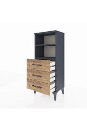 Arges Komodin 2 Raflı 3 Çekmeceli 44x30x106 - S10M017V6A