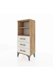 Arges Komodin 2 Raflı 3 Çekmeceli 44x30x106 - S10M017V7A