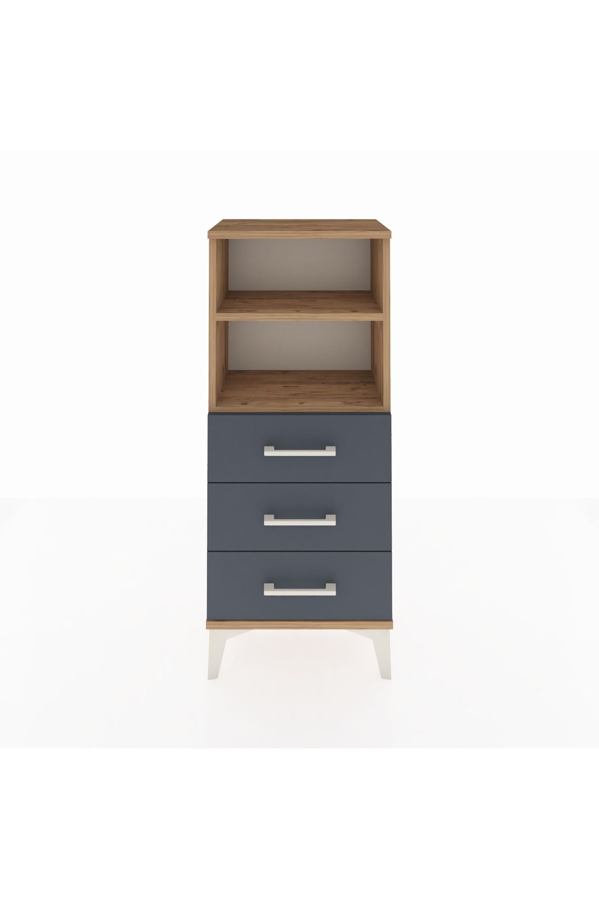 Arges Komodin 2 Raflı 3 Çekmeceli 44x30x106 - S10M017V8A