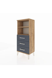 Arges Komodin 2 Raflı 3 Çekmeceli 44x30x106 - S10M017V8A