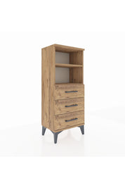 Arges Komodin 2 Raflı 3 Çekmeceli 44x30x106 - S10M017V9A