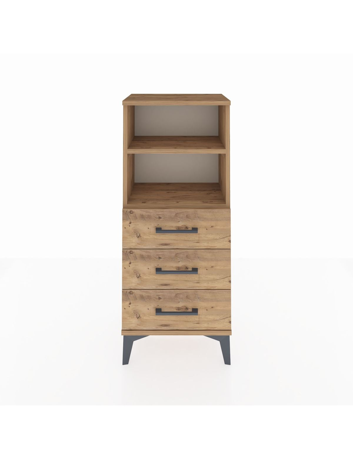 Arges Komodin 2 Raflı 3 Çekmeceli 44x30x106 - S10M017V9A