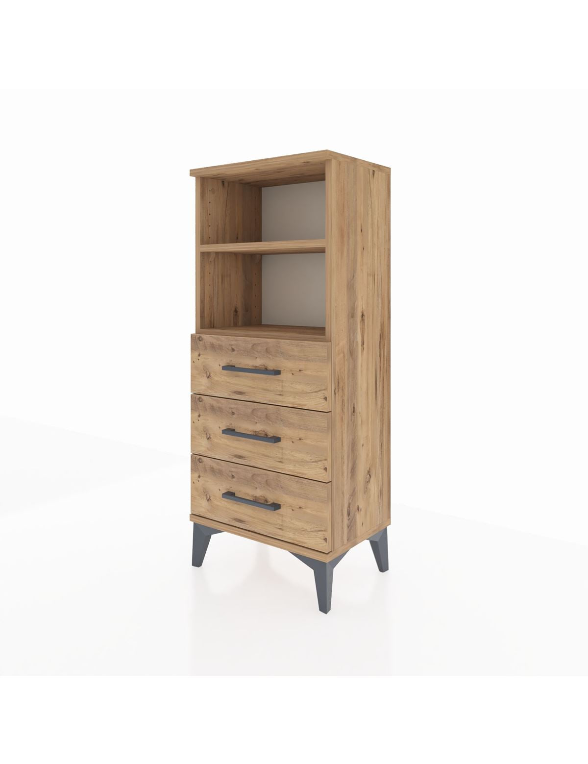 Arges Komodin 2 Raflı 3 Çekmeceli 44x30x106 - S10M017V9A