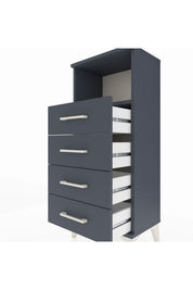 Arges Komodin Tek Raflı 4 Çekmeceli 44x30x106 - S10M018V5A