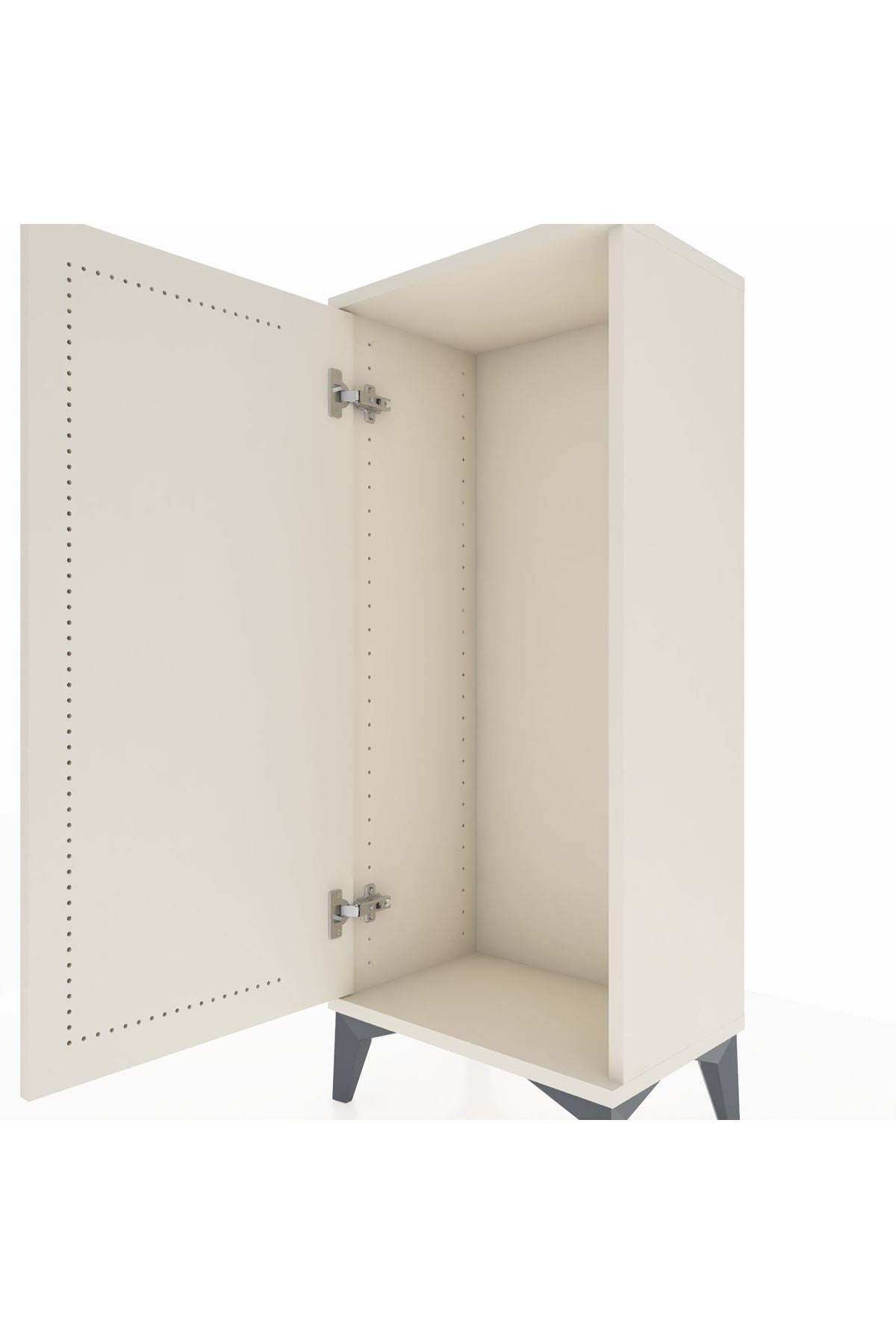 Arges Komodin Tek Kapaklı 44x30x106 - S10M002V1A