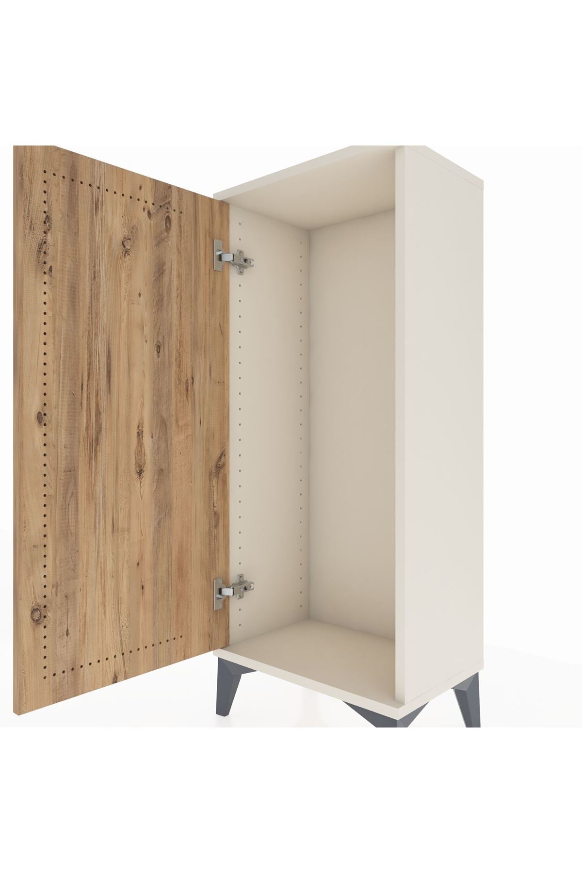 Arges Komodin Tek Kapaklı 44x30x106 - S10M002V3A
