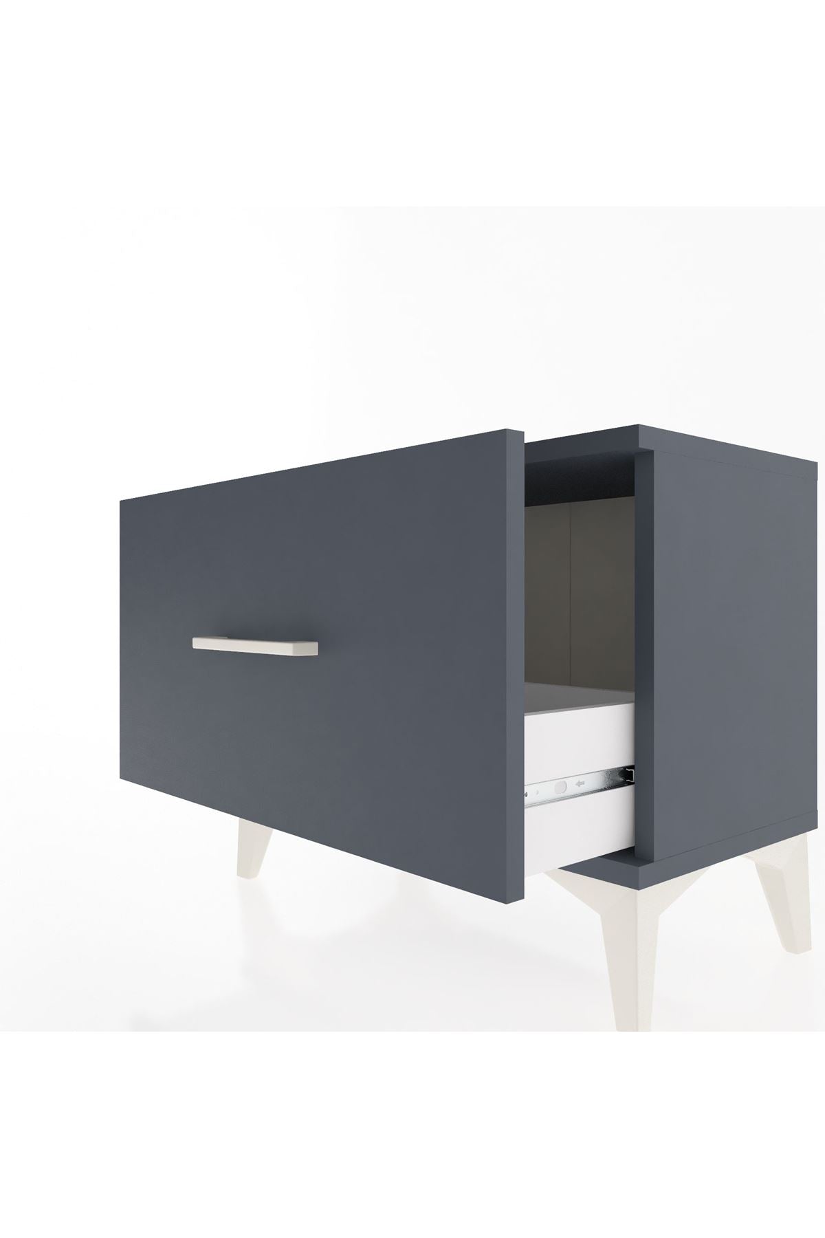 Arges Komodin Tek Çekmeceli 60x30x48 - S11M001V5A