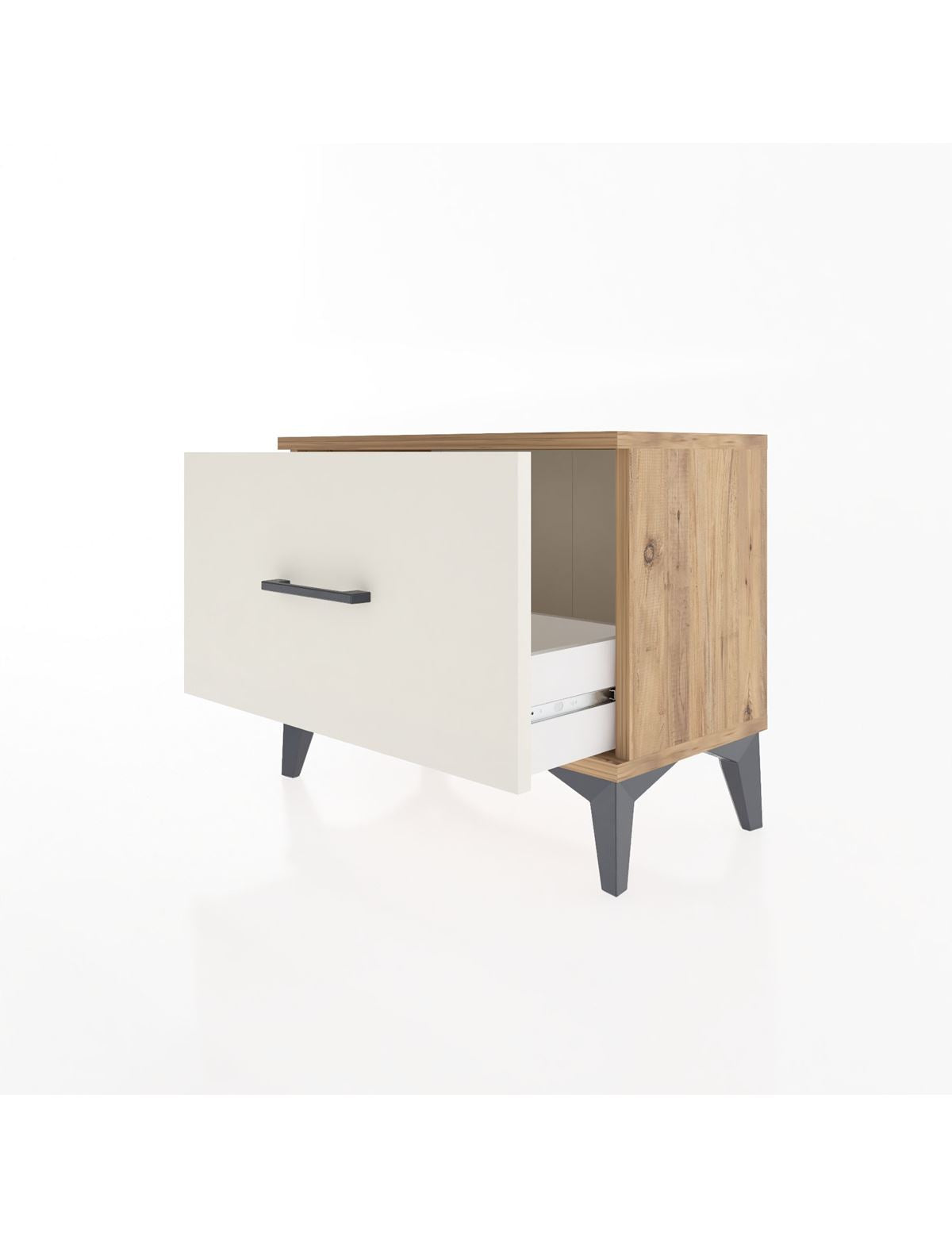 Arges Komodin Tek Çekmeceli 60x30x48 - S11M001V7A