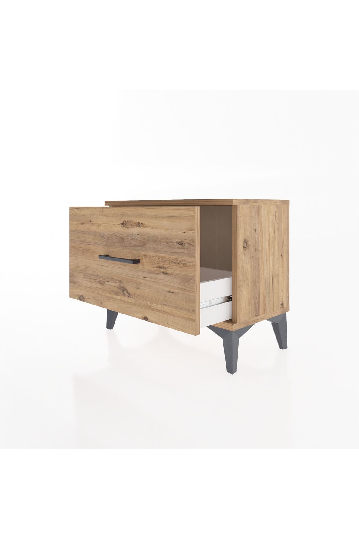 Arges Komodin Tek Çekmeceli 60x30x48 - S11M001V9A