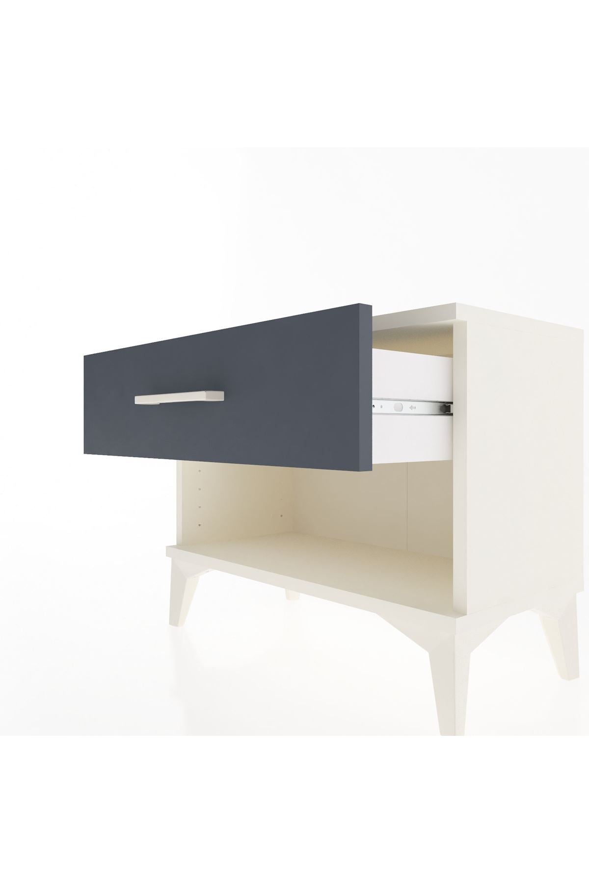 Arges Komodin Tek Çekmeceli 60x30x48 - S11M003V2A