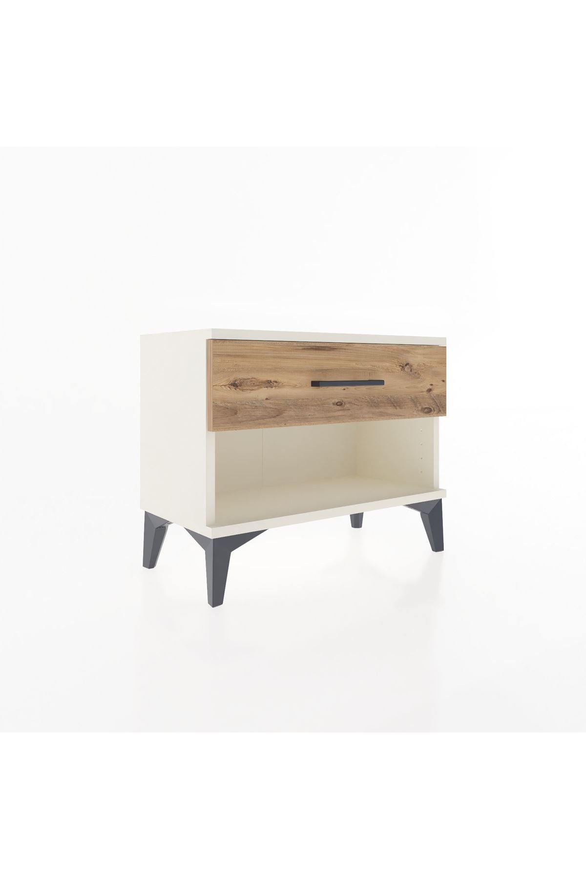 Arges Komodin Tek Çekmeceli 60x30x48 - S11M003V3A