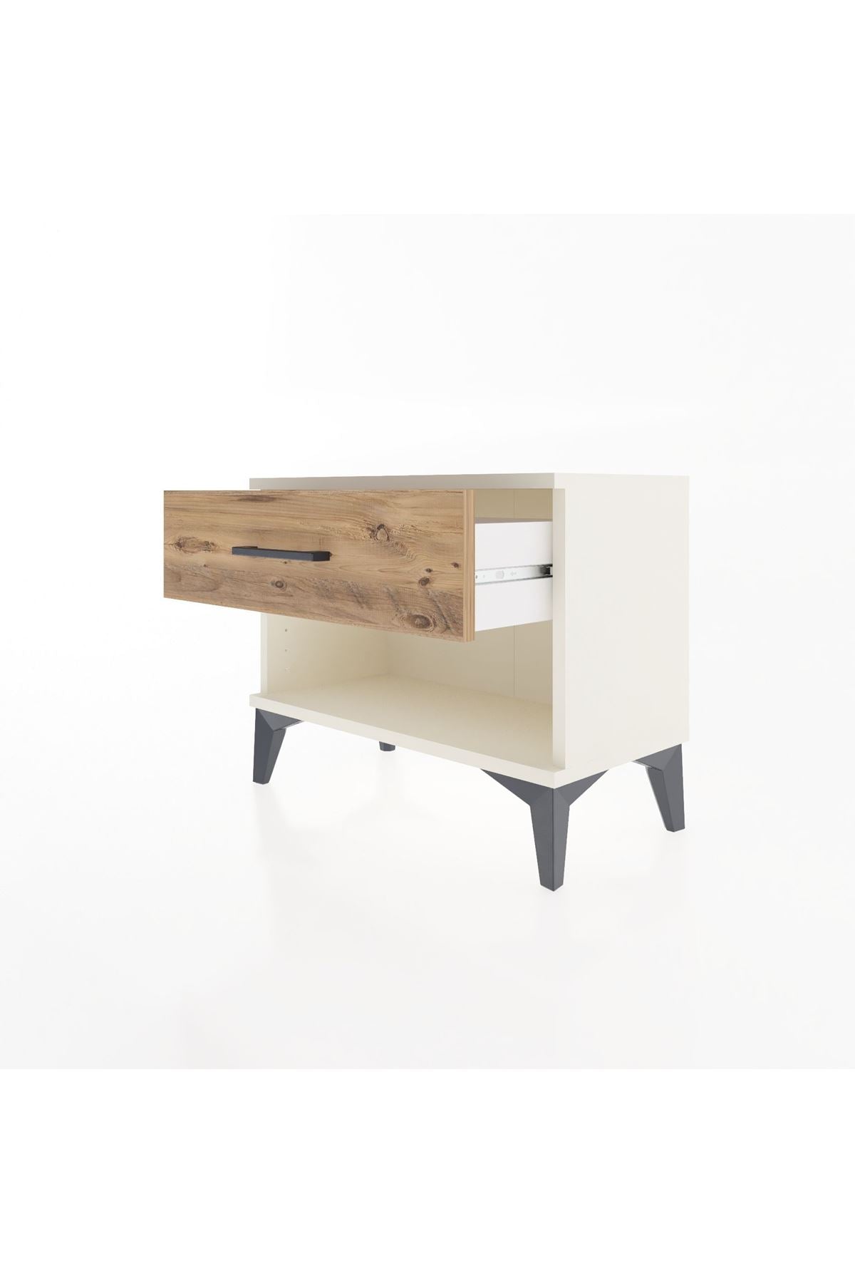 Arges Komodin Tek Çekmeceli 60x30x48 - S11M003V3A