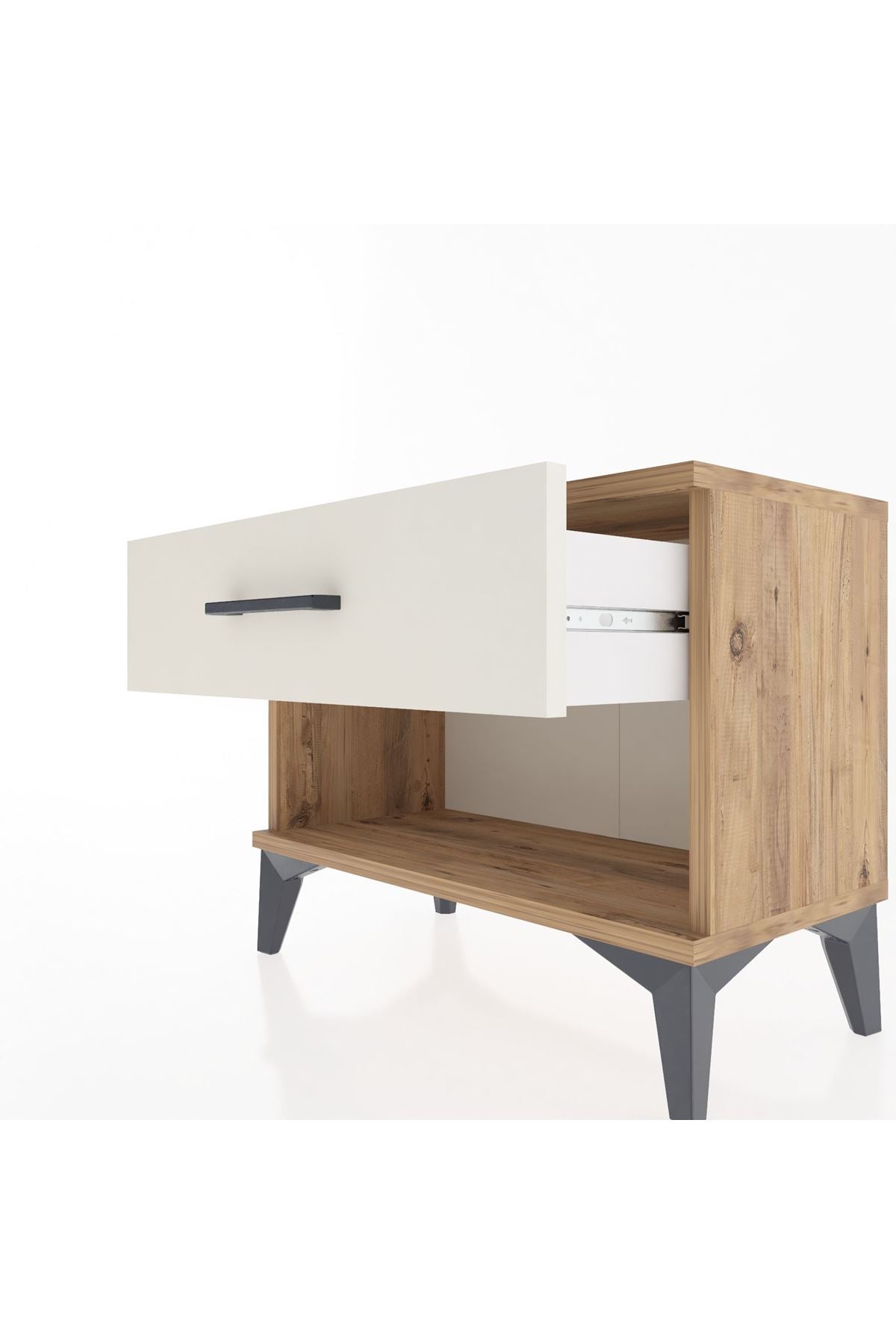 Arges Komodin Tek Çekmeceli 60x30x48 - S11M003V7A