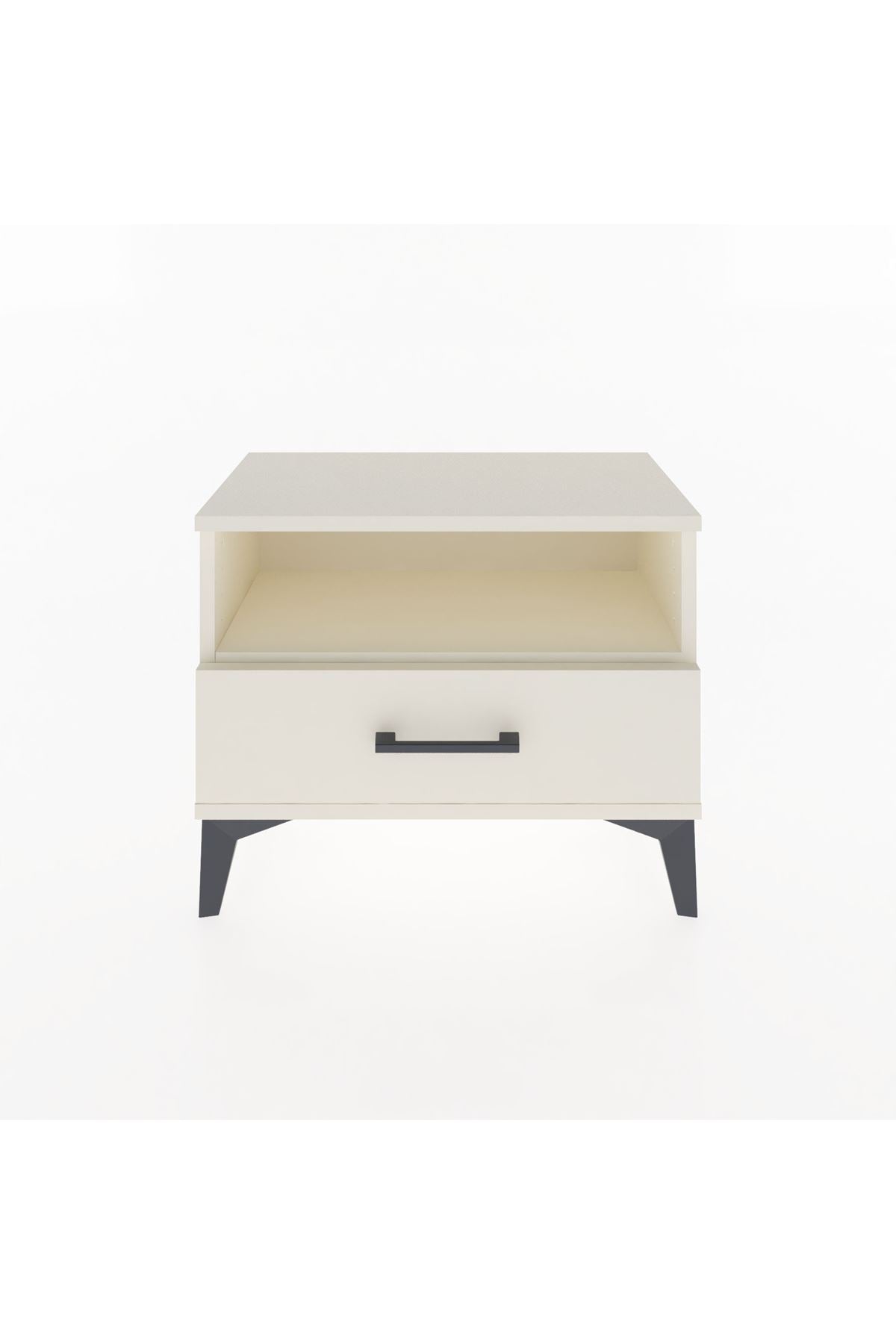 Arges Komodin Tek Raflı Tek Çekmeceli 60x30x48 - S11M004V1A