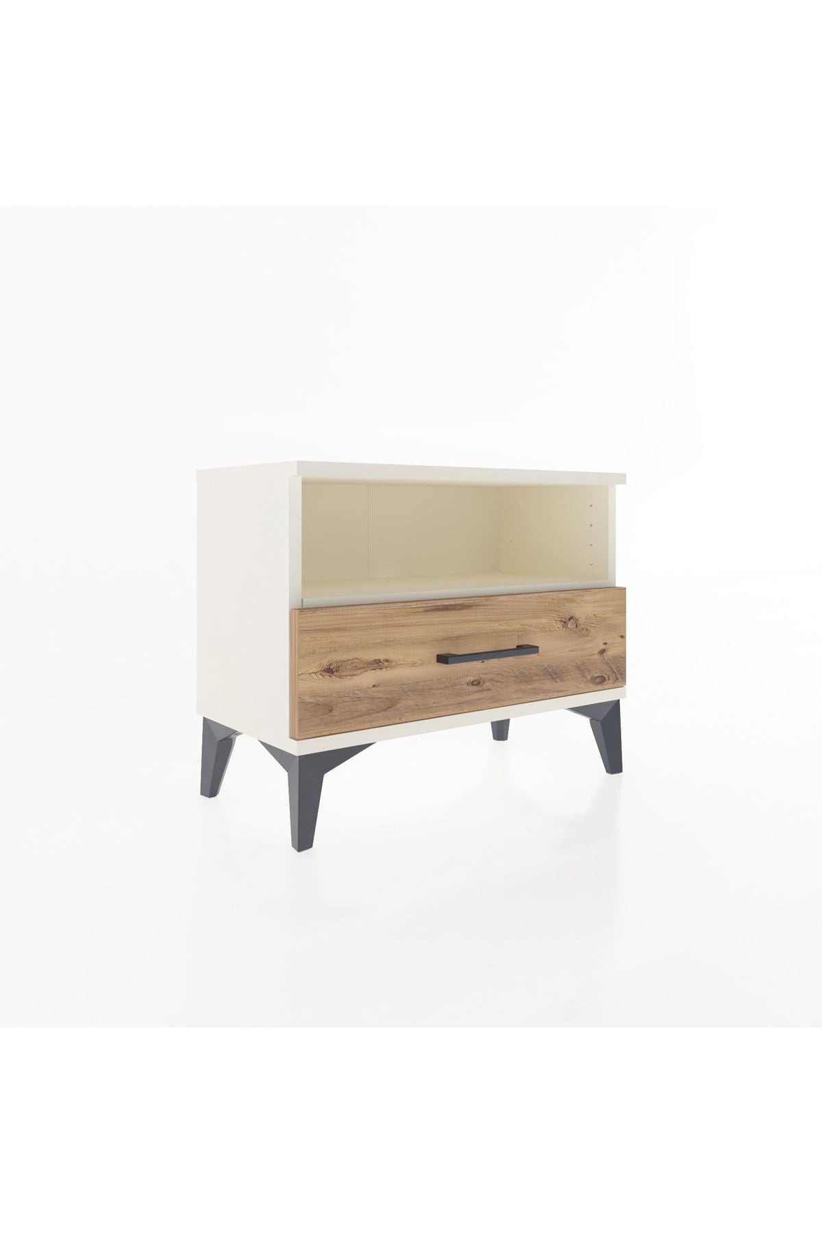 Arges Komodin Tek Raflı Tek Çekmeceli 60x30x48 - S11M004V3A