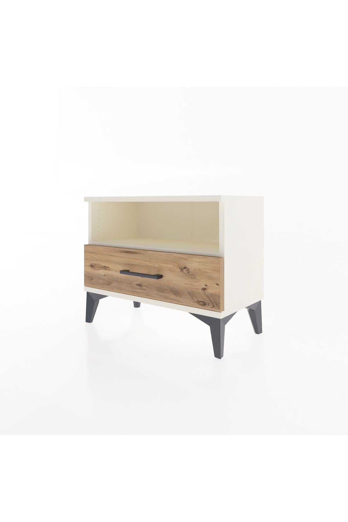 Arges Komodin Tek Raflı Tek Çekmeceli 60x30x48 - S11M004V3A