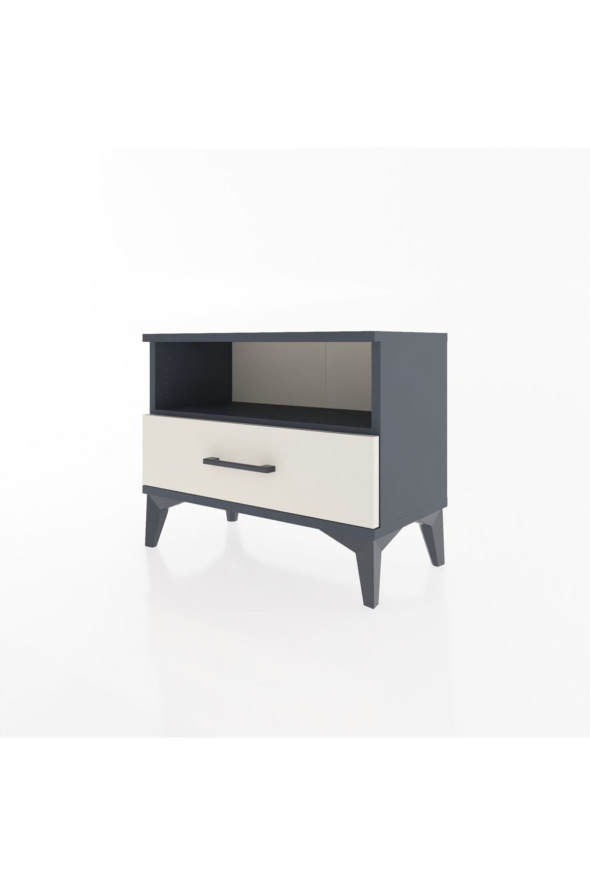 Arges Komodin Tek Raflı Tek Çekmeceli 60x30x48 - S11M004V4A