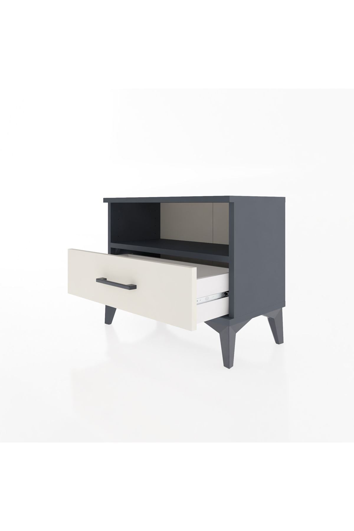 Arges Komodin Tek Raflı Tek Çekmeceli 60x30x48 - S11M004V4A