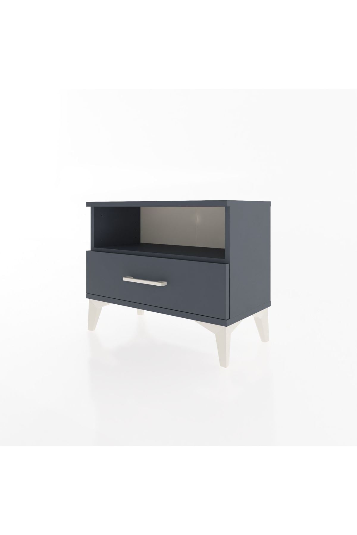 Arges Komodin Tek Raflı Tek Çekmeceli 60x30x48 - S11M004V5A