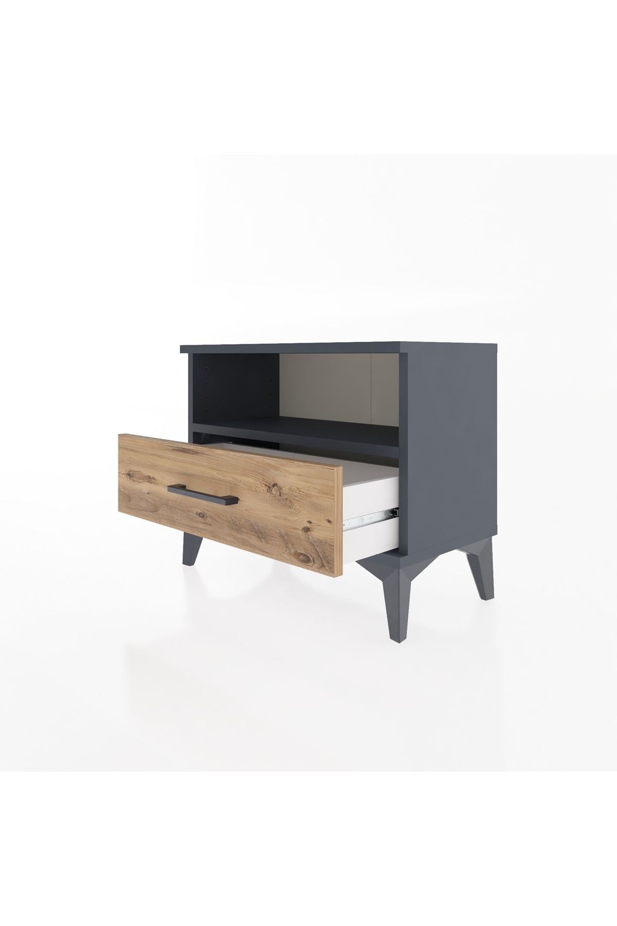 Arges Komodin Tek Raflı Tek Çekmeceli 60x30x48 - S11M004V6A