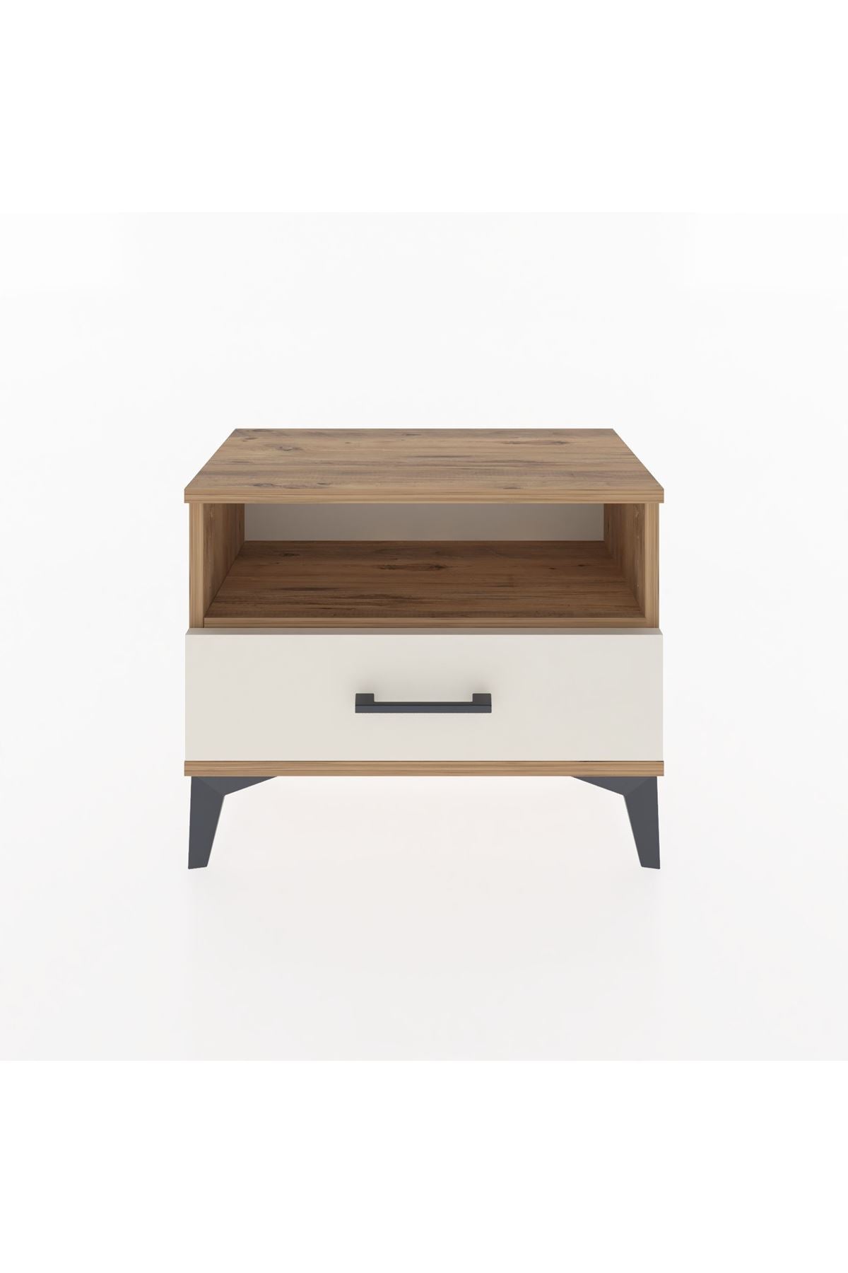 Arges Komodin Tek Raflı Tek Çekmeceli 60x30x48 - S11M004V7A