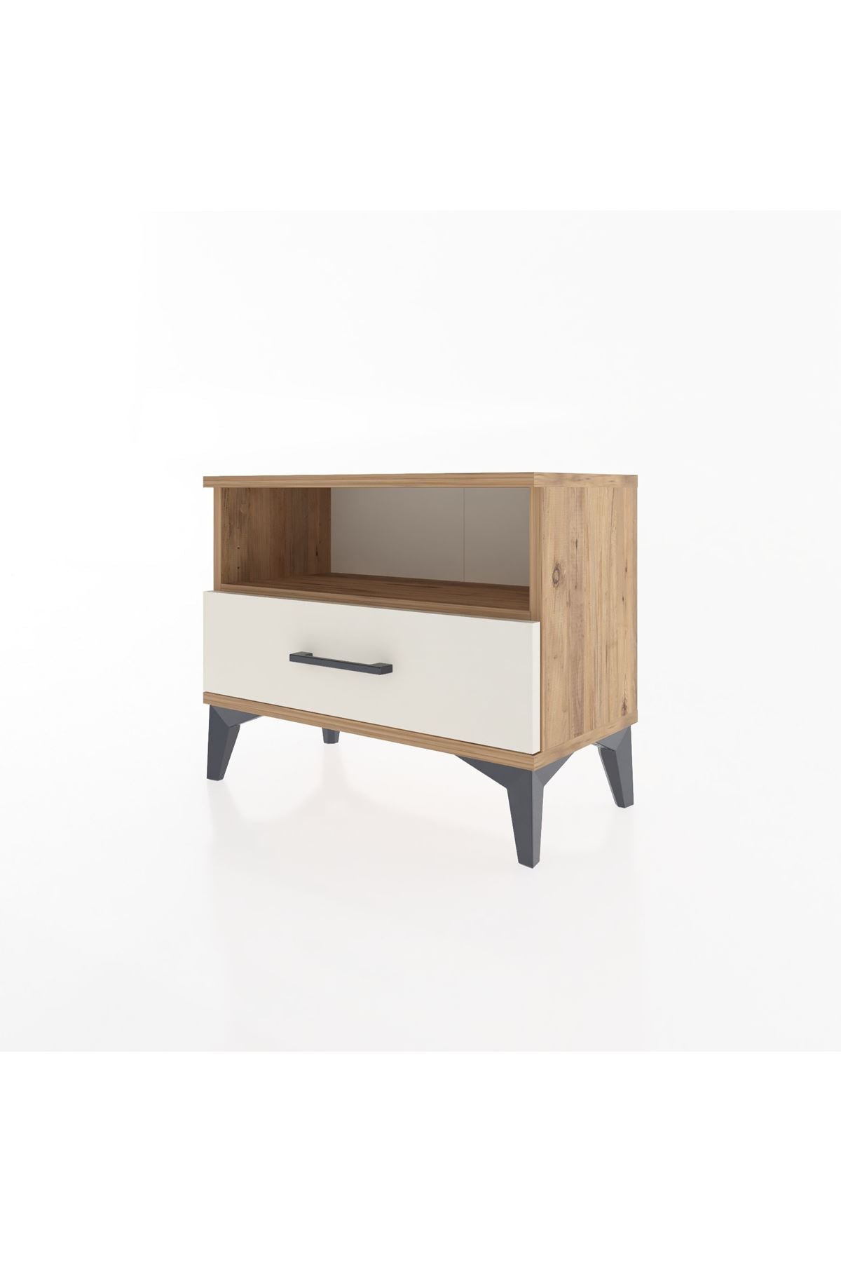 Arges Komodin Tek Raflı Tek Çekmeceli 60x30x48 - S11M004V7A