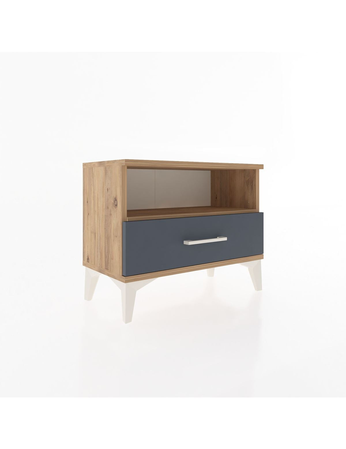 Arges Komodin Tek Raflı Tek Çekmeceli 60x30x48 - S11M004V8A