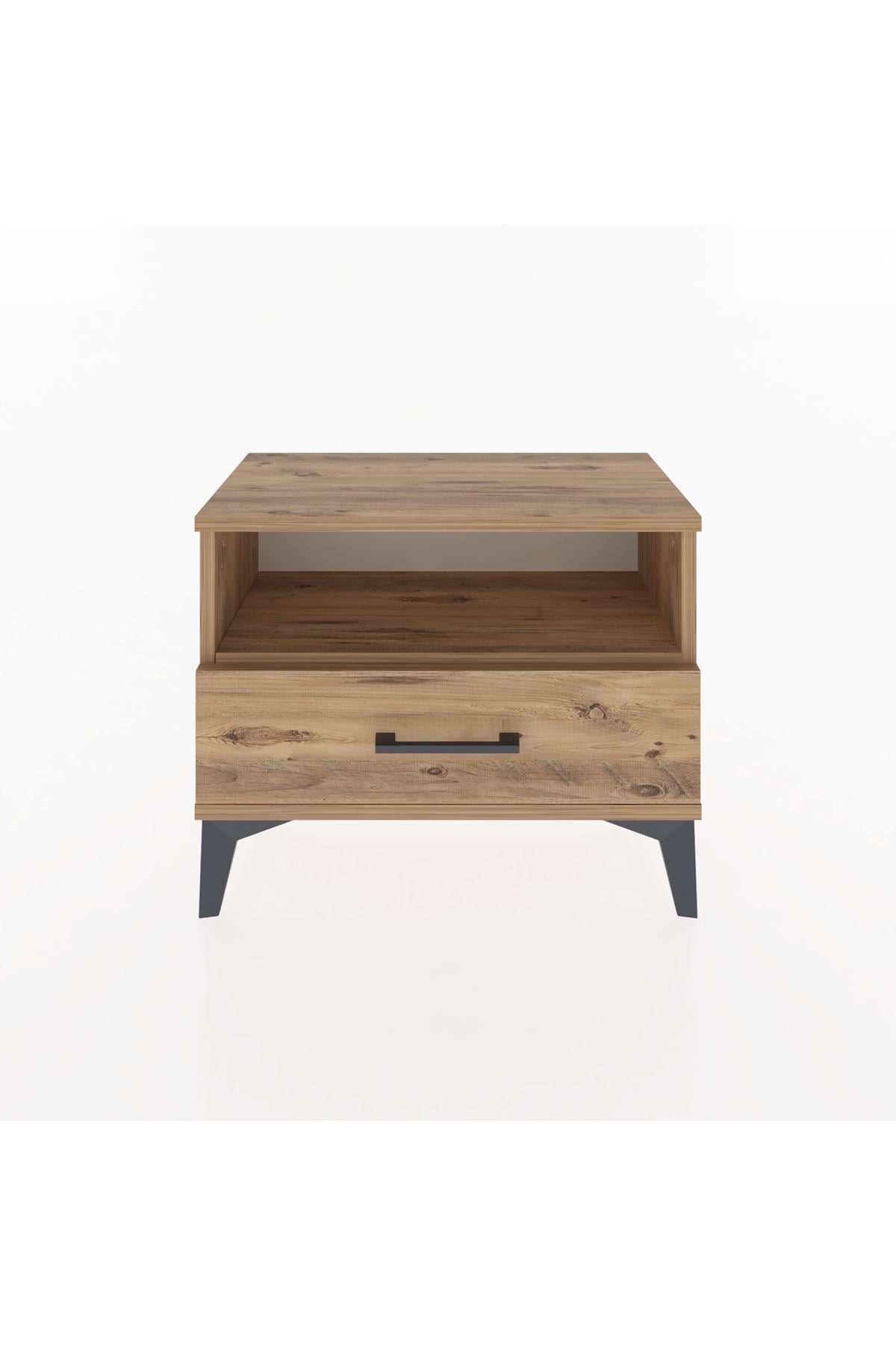 Arges Komodin Tek Raflı Tek Çekmeceli 60x30x48 - S11M004V9A