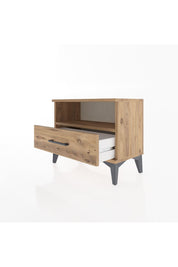 Arges Komodin Tek Raflı Tek Çekmeceli 60x30x48 - S11M004V9A