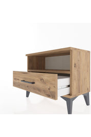 Arges Komodin Tek Raflı Tek Çekmeceli 60x30x48 - S11M004V9A