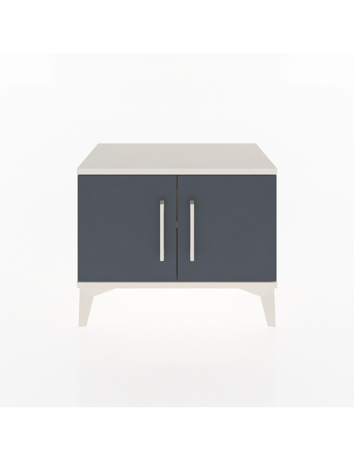 Arges Komodin Tek Raflı 2 Kapaklı 60x30x48 - S11M005V2A
