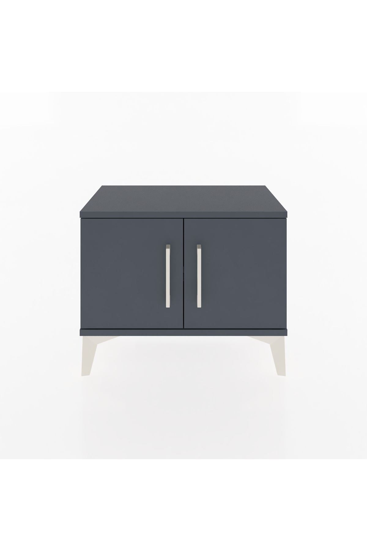 Arges Komodin Tek Raflı 2 Kapaklı 60x30x48 - S11M005V5A