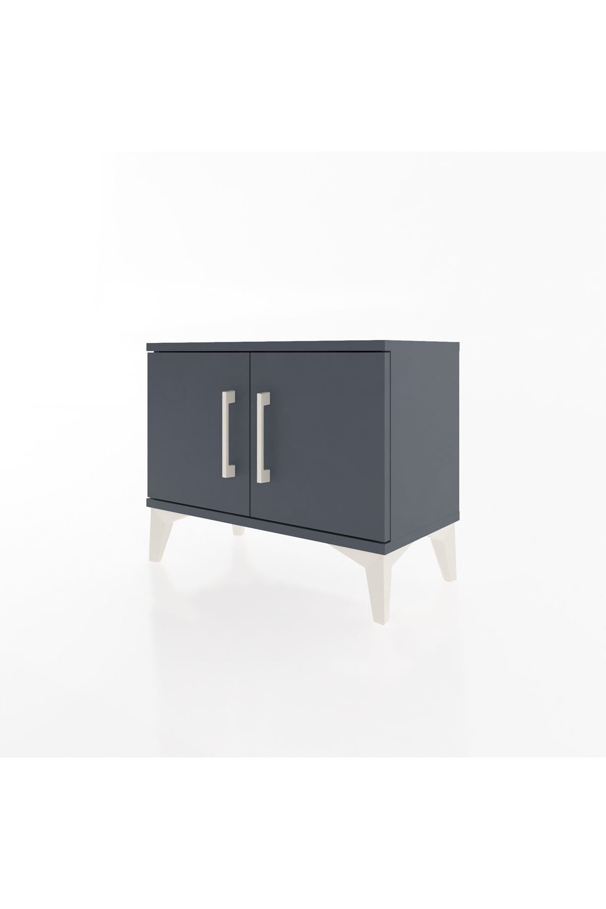 Arges Komodin Tek Raflı 2 Kapaklı 60x30x48 - S11M005V5A