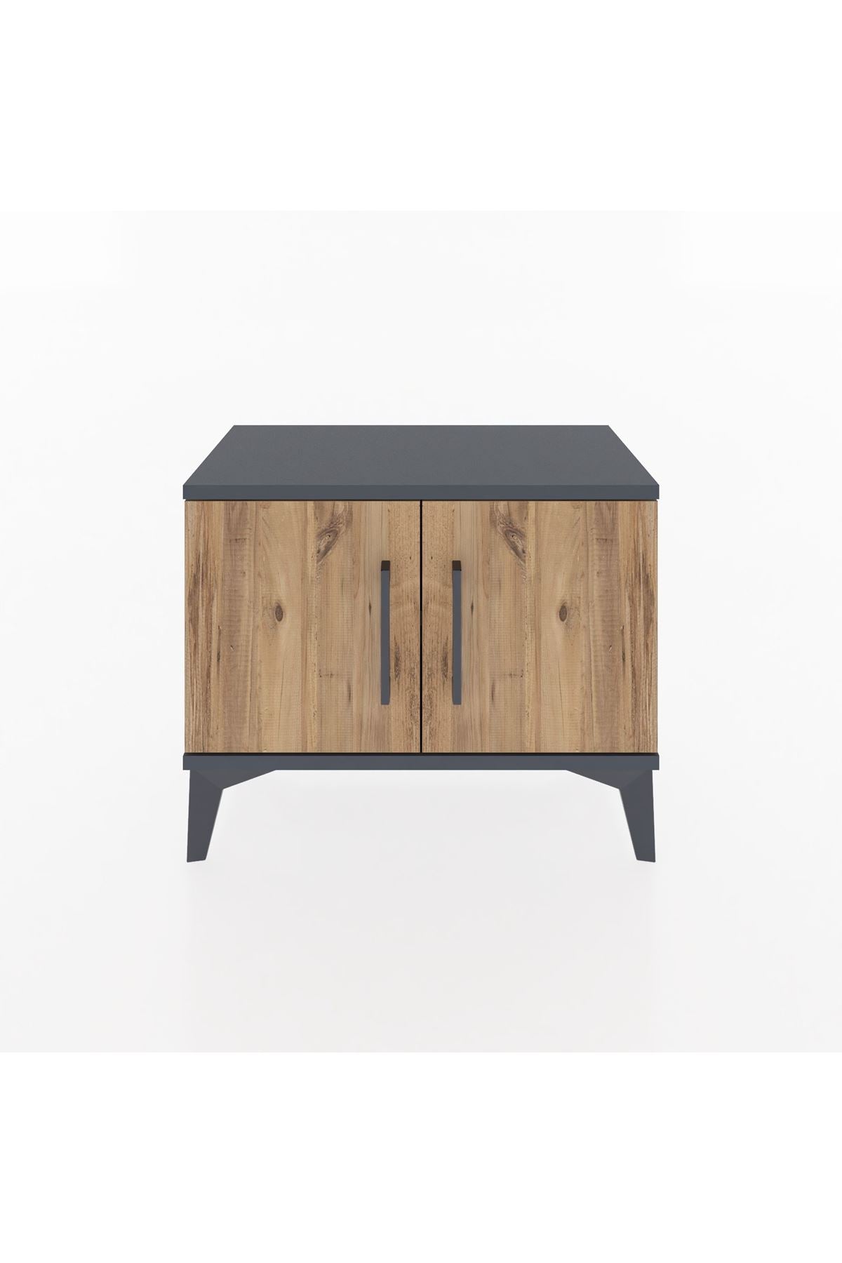 Arges Komodin Tek Raflı 2 Kapaklı 60x30x48 - S11M005V6A