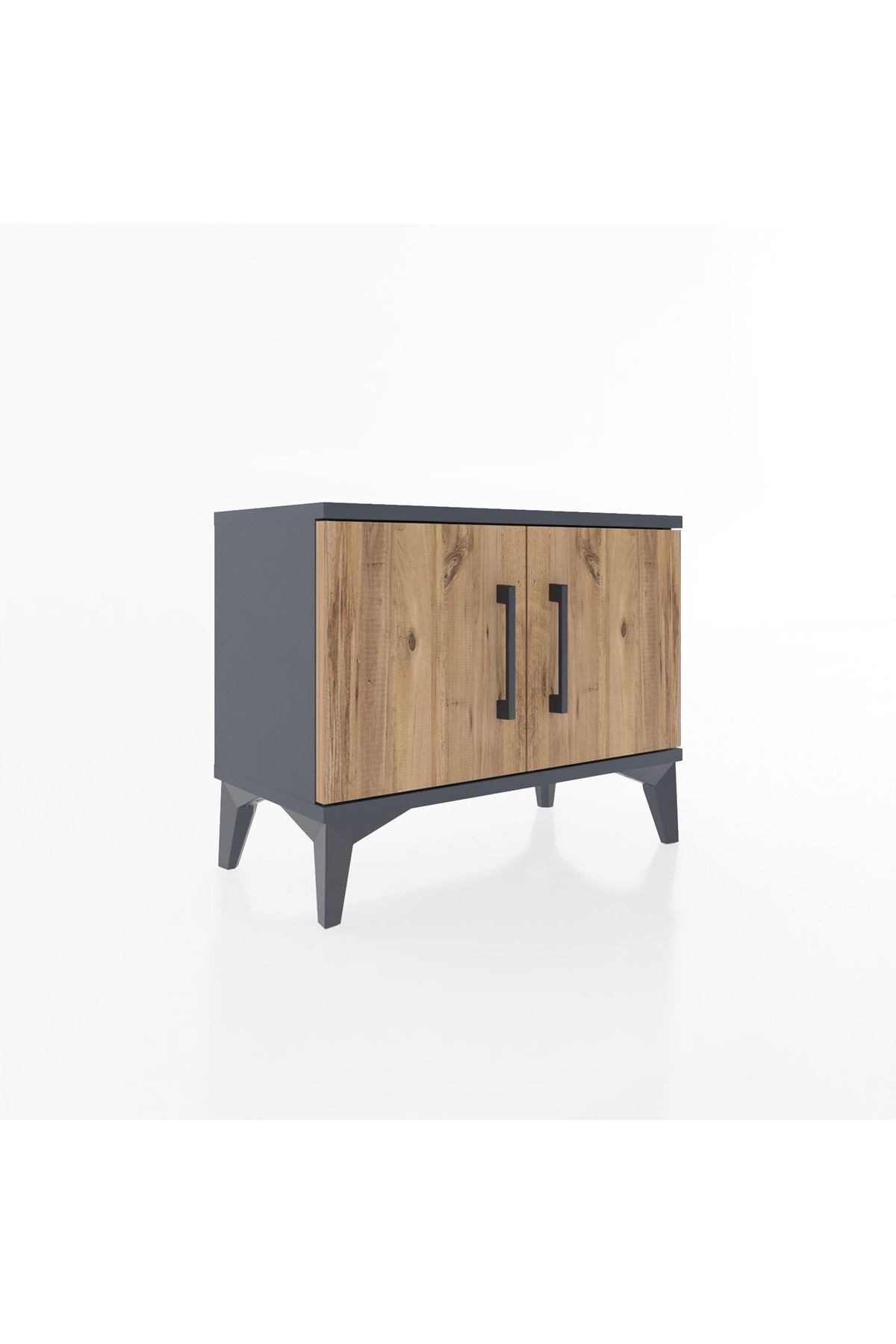 Arges Komodin Tek Raflı 2 Kapaklı 60x30x48 - S11M005V6A