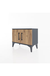 Arges Komodin Tek Raflı 2 Kapaklı 60x30x48 - S11M005V6A