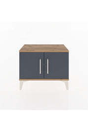 Arges Komodin Tek Raflı 2 Kapaklı 60x30x48 - S11M005V8A