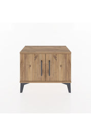Arges Komodin Tek Raflı 2 Kapaklı 60x30x48 - S11M005V9A