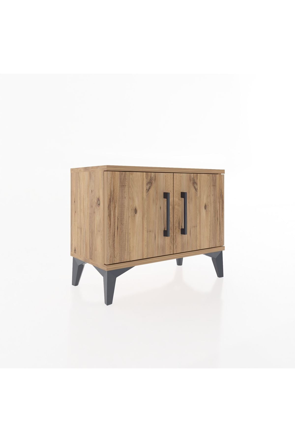 Arges Komodin Tek Raflı 2 Kapaklı 60x30x48 - S11M005V9A