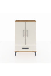 Arges Komodin 2 Raflı Tek Çekmeceli 2 Kapaklı 60x30x96 - S14M041V7A