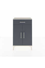 Arges Komodin 2 Raflı Tek Çekmeceli 2 Kapaklı 60x30x96 - S14M042V2A