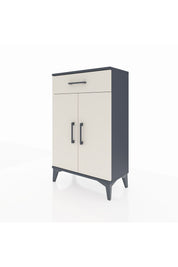 Arges Komodin 2 Raflı Tek Çekmeceli 2 Kapaklı 60x30x96 - S14M042V4A