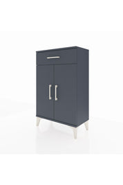 Arges Komodin 2 Raflı Tek Çekmeceli 2 Kapaklı 60x30x96 - S14M042V5A