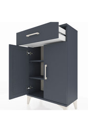Arges Komodin 2 Raflı Tek Çekmeceli 2 Kapaklı 60x30x96 - S14M042V5A