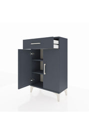 Arges Komodin 2 Raflı Tek Çekmeceli 2 Kapaklı 60x30x96 - S14M042V5A