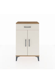 Arges Komodin 2 Raflı Tek Çekmeceli 2 Kapaklı 60x30x96 - S14M042V7A
