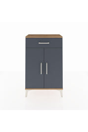 Arges Komodin 2 Raflı Tek Çekmeceli 2 Kapaklı 60x30x96 - S14M042V8A